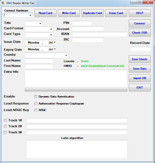 EMV READER AND WRITER