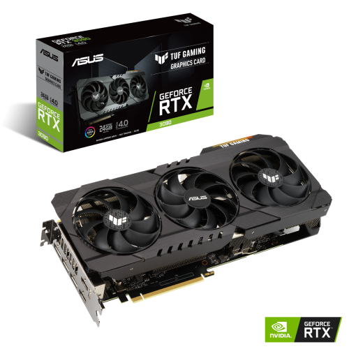 Carded – Asus GeForce RTX 3090 24GB GDDR6X TUF GAMING OC Ampere Graphics Card